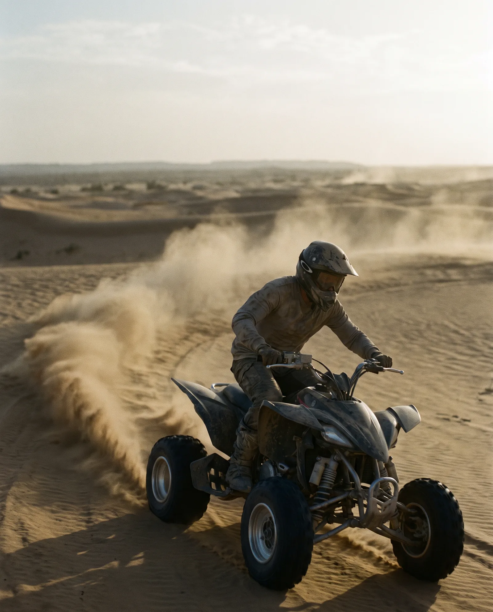 Quad sur les dunes près d'Agadir
